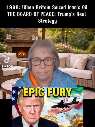 This figures: the guy who first found oil in Persia was a Brit who went to Westminster School by the name of William Knox D'Arcy. So yeah, a member of the club.He was helped by the Admiralty and founded the Anglo-Persian Oil Company in 1909. We now know it as BP.The scope of President Trump's war against the City of London continues to astound me.