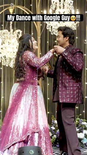 😨Our conversation LEAKED on Sangeet! Google guy & Vaibhavi Sangeet dance part2/4#couplegoal#sangeet