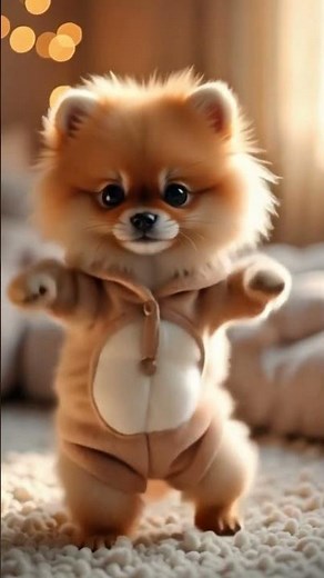 Un Perrito Bebé Bailando al Ritmo de Su Música Favorita: ¡Dosis de Alegría!