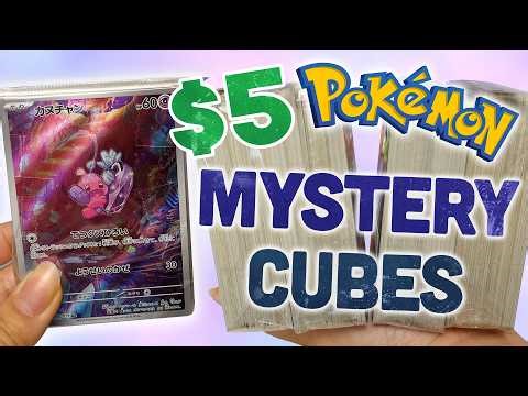 Opening MORE $5 Pokemon Mystery Cubes
