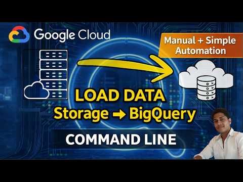 From Manual to Simple Automation: Load Data | Storage to BigQuery using Command Line | Beginner Demo