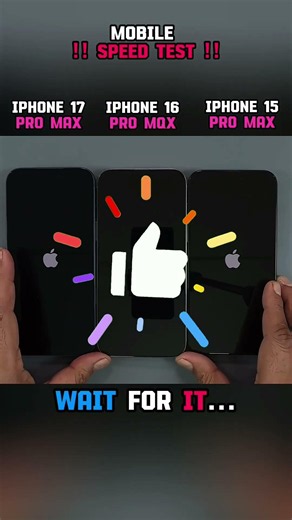 🫠⚡ iPHONE 17 PRO MAX VS iPHONE 16 PRO MAX VS iPHONE 15 PRO MAX SPEED TEST!! 🚀