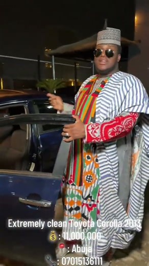 This Isn’t Her Ride… But It’s Yours 😎😉 | Toyota Corolla 2013 Going for ₦11M 🚘🔥 #sarkinmota #cars