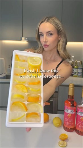🚨Bartender Ice Cube HACK for spring Mocktails...