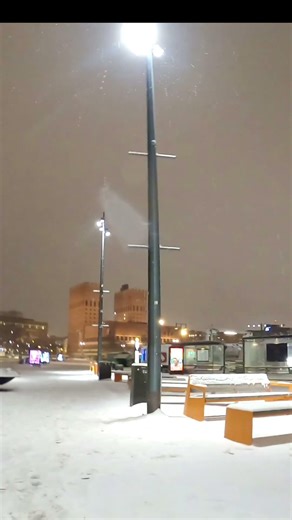 ASMR Winter in Oslo: Heavy Snowfall & Silent Streets (Midnight Walk) 🌨️🤍