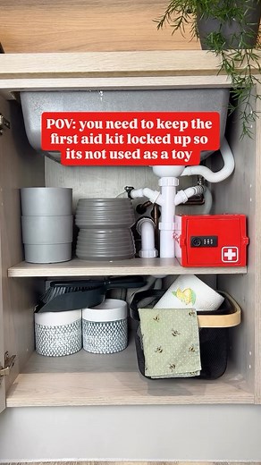 Lockabox on Instagram: "Now it’s safe from the kids playing doctors! #medicine #lockedup #kids #amazon #firstaid"