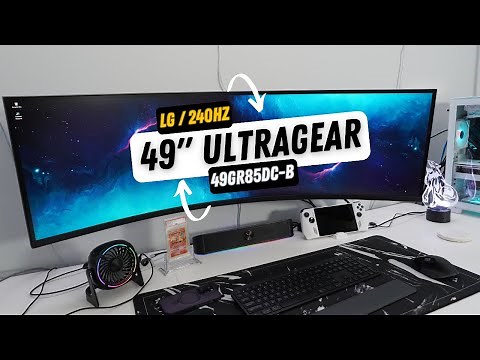 LG 49-inch Curved UltraGear Monitor Unboxing & Review : 49GR85DC-B