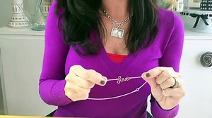 DIY Wire Name Necklace | by Michele Baratta