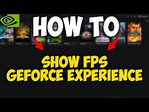 How to Show FPS Counter with NVIDIA GeForce Experience (2024) | Fps Encounter Nvidia