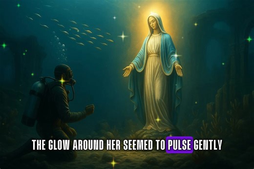 6.1K views · 406 reactions | What the Diver Saw at the Bottom of the Sea Shocked the Entire Village | Blessed Virgin Mary | Facebook
