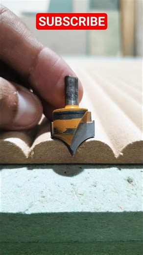 Modern Fluted Wall Panels Made with CNC Router | Woodworking #shorts #shortvideo #shortsfeed