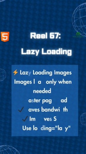 HTML LAZY LOADING #music #shorts