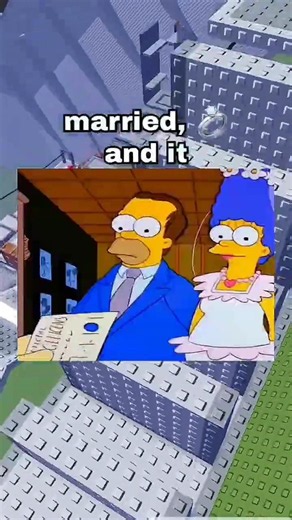 😲 The Shocking Truth Behind Homer and Marge Simpson's Marriage! 💔💛 #bedwarsrobloxfunny #simpsons