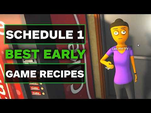 The Best Schedule 1 Mixing Recipes Early On and My Review So Far
