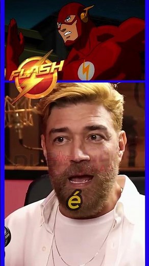 Clécio Souto's voice acting as The Flash is brilliant! 🏃‍♂️