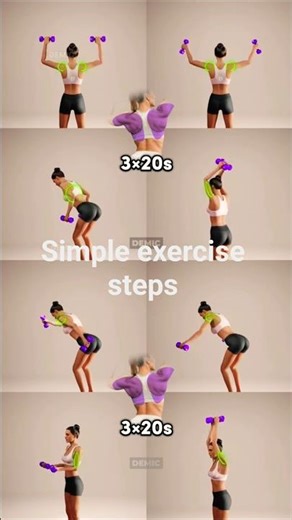 7 Simple Exercises for Toned Arms! 💪✨ #Shorts #Fitness