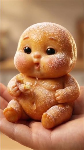 this is what sugar donuts would look like if they were alive❓#shorts #trending #asmr