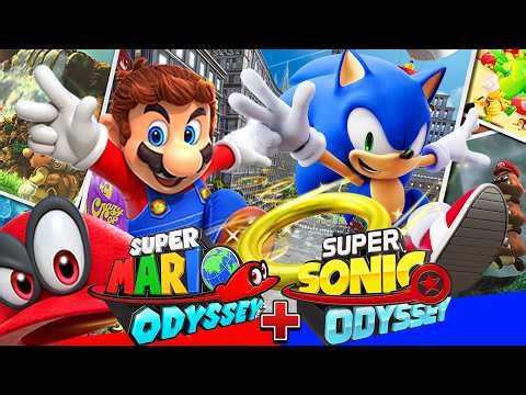 Super Mario Odyssey + Super Sonic Odyssey - Full Game (HD)