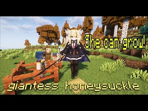 Minecraft: YSM model Giantess Honeysuckle (Arknights) showcase