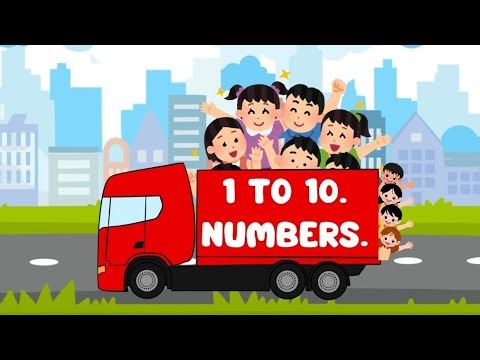 Learn Numbers 1 to 10 with Truck 🚚 | Counting for Kids | Preschool Learning Video