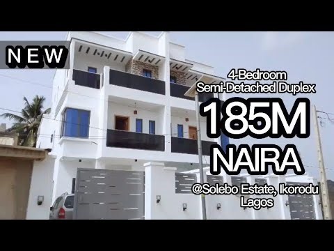 Exquisite 2-Units of 4-Bedrooms Semi-Detached Duplex | Solebo Estate, Ikorodu Lagos