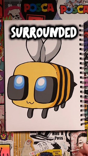 6.2K views · 49 reactions | People don’t fail at drawing because they lack talent. They fail because they try to figure it out alone. If you want to learn to draw with Posca pens properly, Premium gives you 9 live step-by-step sessions every month plus 1,000+ tutorials you can follow any time. You’ll see real progress fast, and you won’t be doing it alone. Doors close 10 November. | Doodle with Korp | Facebook