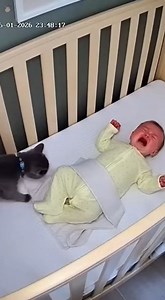 Babies feel energy before words. That’s why this works. | Margot The Russian Blue Cat