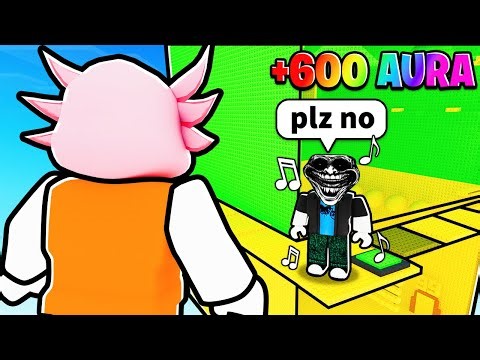 I Defeated The Roblox AURA EDIT TROLL Tower!