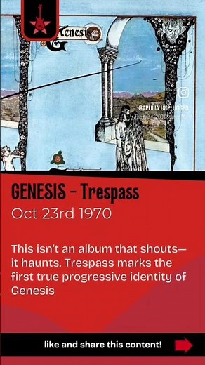 GENESIS - Trespass (1970) #genesis #prog #rock #petergabriel #70s #70smusic