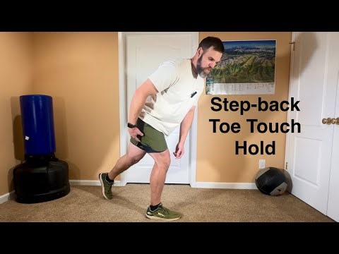 Step-back Toe Touch Hold