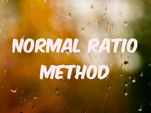 Normal Ratio method#Estimation of missing data#