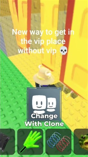 new way to glitch inside the vip place without vip 🥀💀