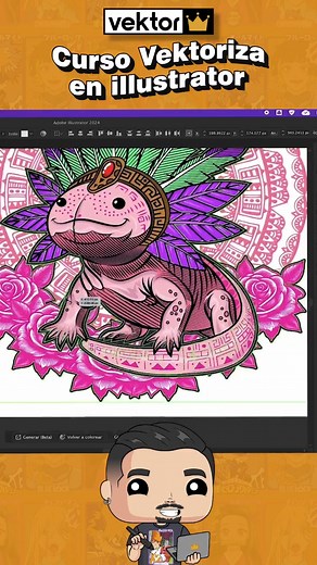 Curso de vectorización en Illustrator por Vektor 💻✒️🎨