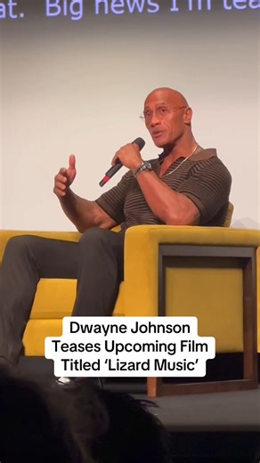 Dwayne Johnson shared at #TIFF that he will star as Chicken Man in #LizardMusic, directed by Benny Safdie. | Fandango