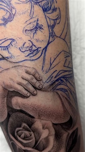 RomanovRotary · Tattoo machine · For whip shading · 5 mm stroke on Instagram: "Whipshading tattoo technique with the best rotary tattoo machine @romanovrotary by tattoo artist @tattooromanov Oleg Romanov #whipshading #rotarytattoomachine #tattoomachine #tattoosouthampton #tattoovladimir #tattoolosangeles #татумашинка #роторнаятатумашинка"