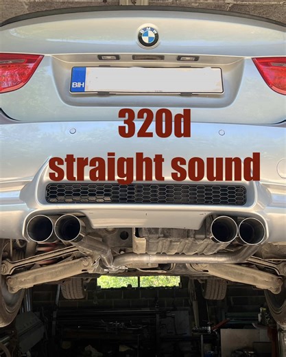 BMW 320d Straight Pipe Exhaust System Installation