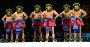 6 Hula Dancers Line Up And Take Their Spots. Now Watch The Man In The Front, My Jaw DROPPED!