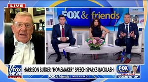 40K views · 2.6K reactions | Legendary Coach Lou Holtz praises Harrison Butker's commencement speech, saying he 'showed courage and commitment' | Fox & Friends | Facebook