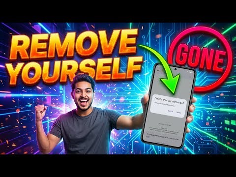 How To Remove Yourself From A Group Text On Android | Stop Unwanted Messages (2026)