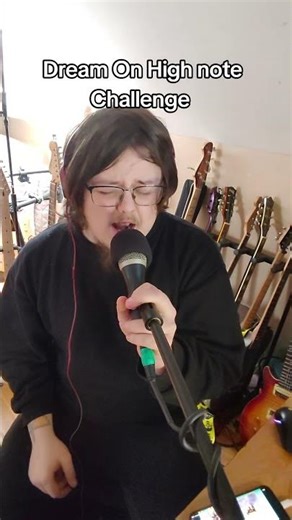 Dream On high note challenge #singer #highnotes #aerosmith #shorts #classicrock