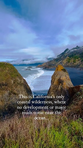 Family Travel | Outdoor Adventure on Instagram: "Named "The Lost Coast" an area in Northern California reserved for lovers of isolation and adventure. The steepness and related geotechnical challenges of the coastal mountains made this stretch of coastline too costly for state highway or county road builders to establish routes through the area, leaving it the most undeveloped and remote portion of the California coast. This area boasts tall mountain cliffs that drop directly into turquoise wate