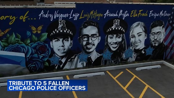 Mural honoring some of CPD officers killed in line of duty to be unveiled in Garfield Ridge