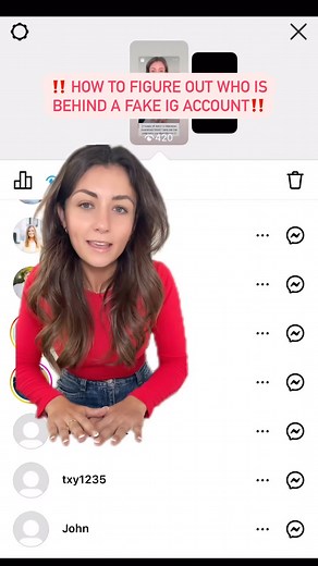 Safely on Instagram: "‼️ HOW TO SEE WHO IS BEHIND A FAKE IG ACCOUNT ‼️ Here are 3 easy steps to help determine who is likely behind a fake IG account. #girlhood #girlhacks"
