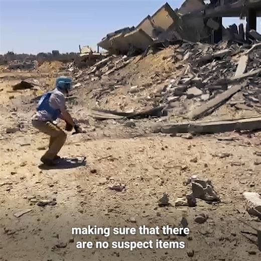 UNMAS on Instagram: "Conflict in the occupied Palestinian territory has left behind a devastating legacy of explosive ordnance contamination. Today, far too many families are forced to live alongside hidden, lethal threats embedded in the rubble in their own communities. Throughout 2025, thanks to its donors, UNMAS has been on the forefront to mitigate these risks by: - Assessing key #humanitarian infrastructure such as schools, hospitals, and transit routes for explosive hazards. - Guiding huma