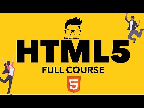 HTML TUTORIAL FOR BEGINNERS - FULL COURSE | Web development series by kodegod