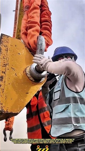 Securing a Heavy Duty Lifting Shackle Pin - Good Tools and Machinery Make Daily Work Easy