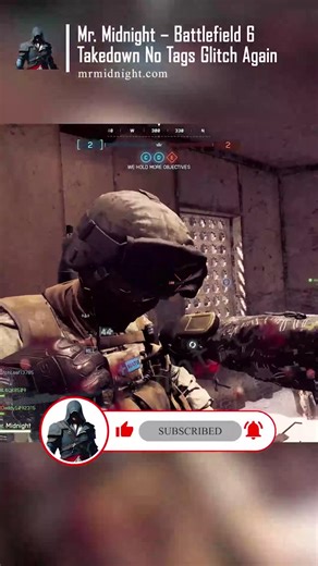 Mr. Midnight on Instagram: "🗡️ Takedown No Tags Glitch☠️ Battlefield 6 gameplay from 2026 01 09. #mrmidnightgaming #bf6 #battlefield6 #bf6gameplay #battlefield6gameplay #gaming"