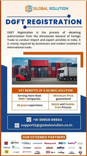 DGFT Registration | DGFT Certification