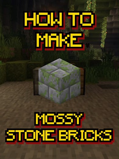 Learn how to craft Mossy Stone Bricks in Minecraft. You use them for decorative builds with a ruined or aged style. You will need (check out our videos if you haven’t crafted them yet): - a pickaxe - a furnace (Remember: you can use any log as fuel — not only coal) You will learn: - How to smelt stone - How to craft mossy stone bricks - How to craft mossy stone bricks Like, love, follow and subscribe for more quick Minecraft tips and beginner guides. #minecraft #minecrafttutorial #beginners #gam