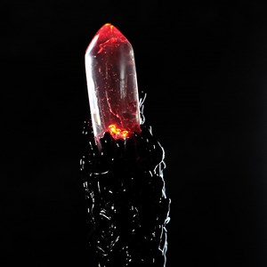 Red Flame Wizard Staff - Etsy